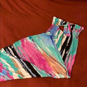 Open back maxi dress NWOT